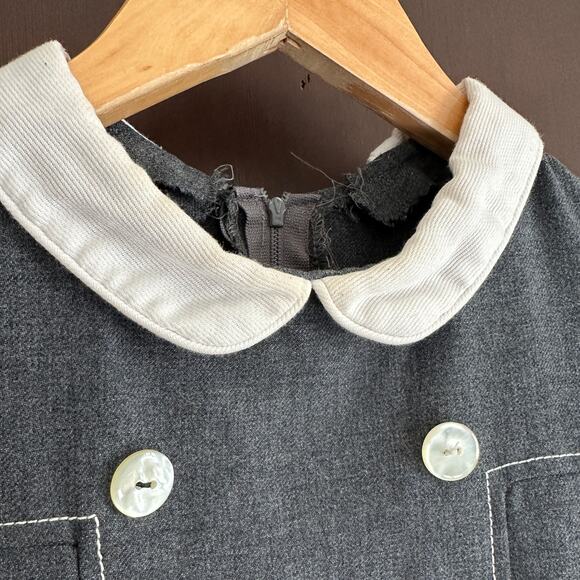 90s Vintage PLEASANT COMPANY | American Girl Samantha Flannel School Dress | 12 - Picture 3 of 11